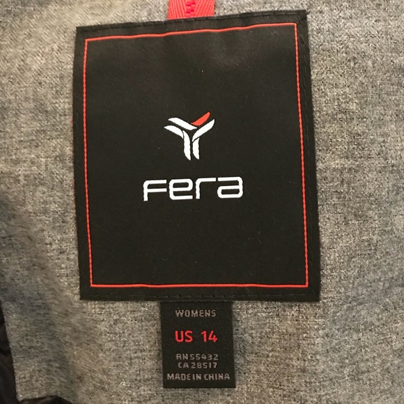 🌀NWOT! FERA Down Puffer Jacket 600 Fill - Picture 13 of 13